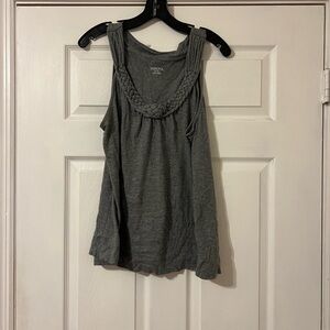Merona Gray Sleeveless Top